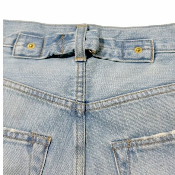 TU ES MON TRESOR Carnelian Jean 7 year,‎ high-rise turn-up jeans, Size 26 - Picture 12 of 15